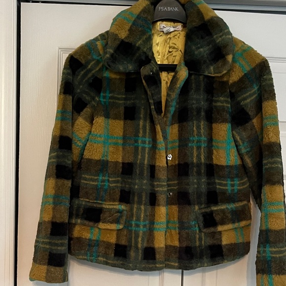 Glamorous Multicolor Fleece Jacket - Picture 1 of 6
